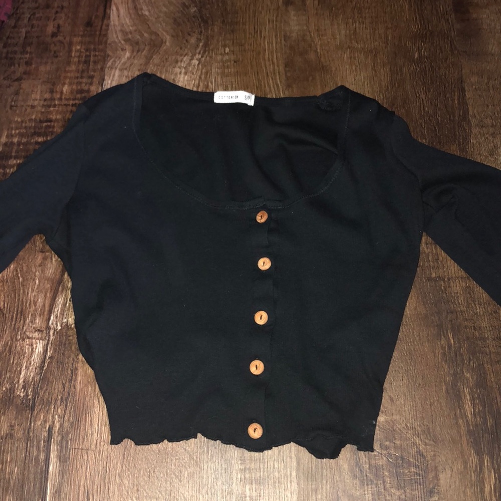 cotton on black long sleeve